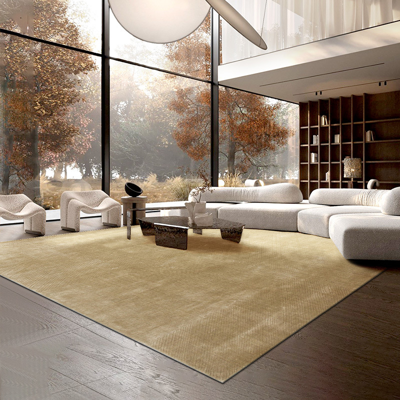 Fábrica fuente alfombra de sala de estar fácil de cuidar alfombra de cama gruesa india villa de gama alta alfombra hecha a mano personalizada