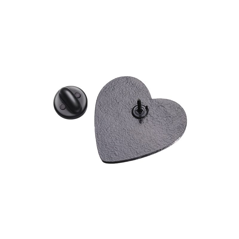 Cartoon Style Pin Book Letter Heart Shape Alloy Stoving Varnish Unisex Brooches display picture 1