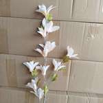 新品仿真三叉风雨兰高支婚庆路引插花线条假花酒店装饰田园绢花