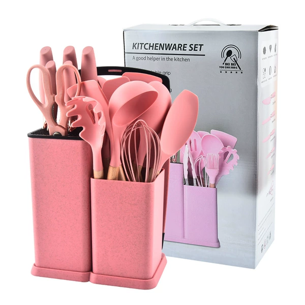 19 piece set -1800g pink