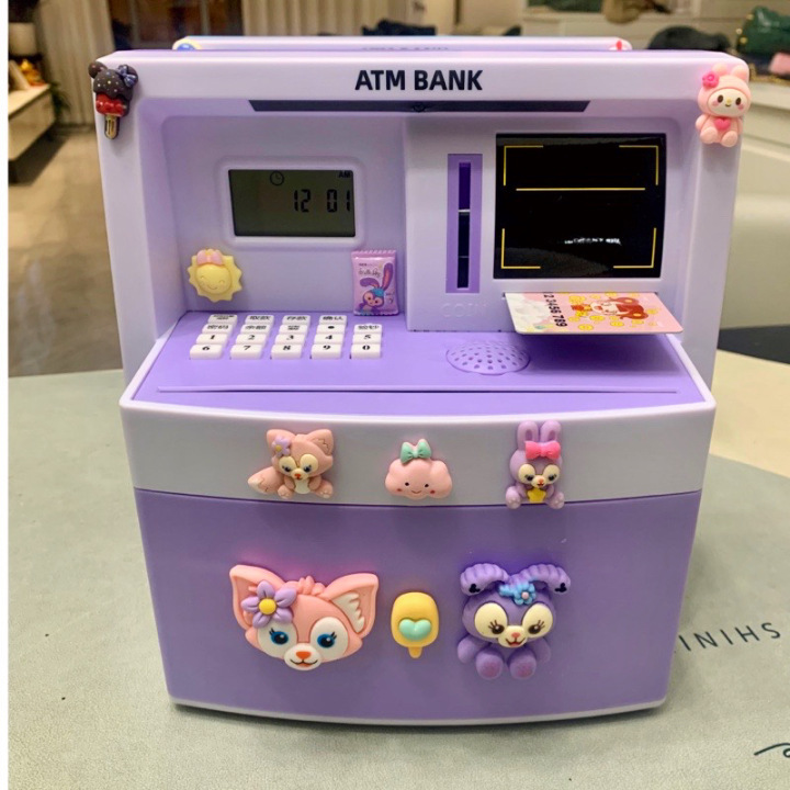 顔認識atm貯金箱スマート小学生子供大人パスワードボックス女の子男の子2024新しいスタイル|undefined