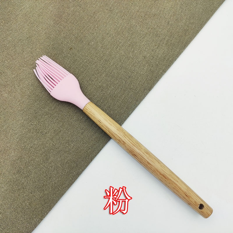 cepillo de silicona cepillo de madera cepillo de horneado cepillo de barbacoa cepillo de cocina cepillo de cocina frito asado escoba de aceite