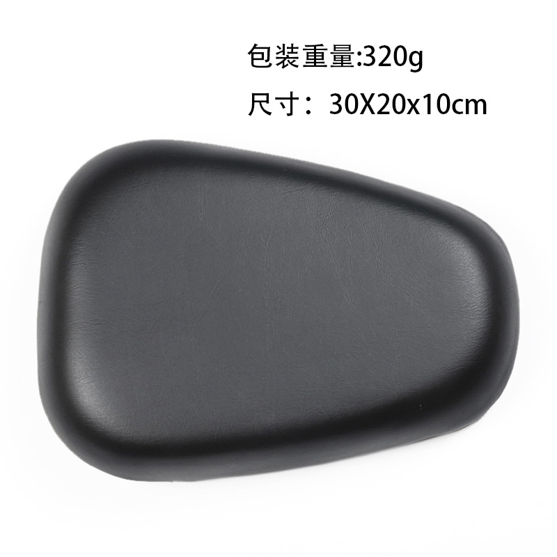 60v Harley electric vehicle accessories, universal original rear seat cushion and backrest for two-person Harley, suitable for modification