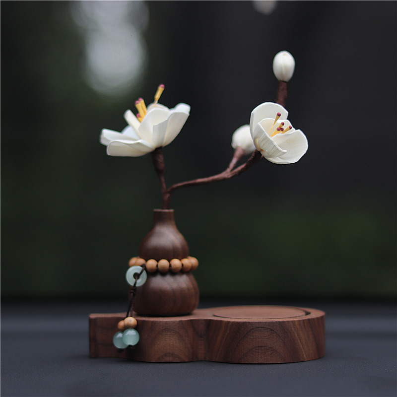 サンダルウッド Yilu Ping An 車の装飾品車のインテリアアクセサリー車のアロマセラピー装飾センターコンソールハイエンド 2025 新しいスタイル|undefined