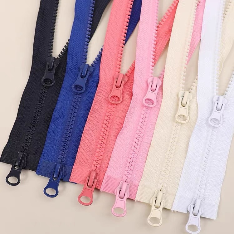 双头双开尾5号树脂拉链羽绒服睡袋帐篷专用尾自锁