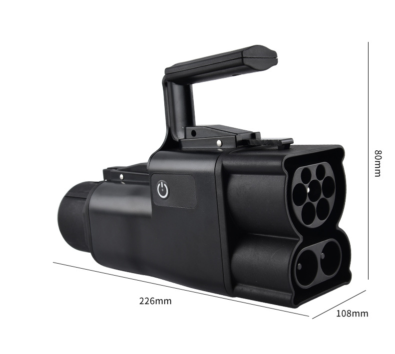 It is specifically designed for cross-border customization of DC European standard to Japanese standard charging station adapters, CCS2 to CHA adapter