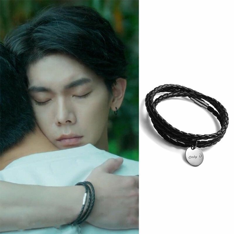 Taiwanese Drama's Number One Zhou Shuyi and Gao Shide Titanium Steel Bracelets for Men and Women, Couple's Runner-Up Reverse Attack