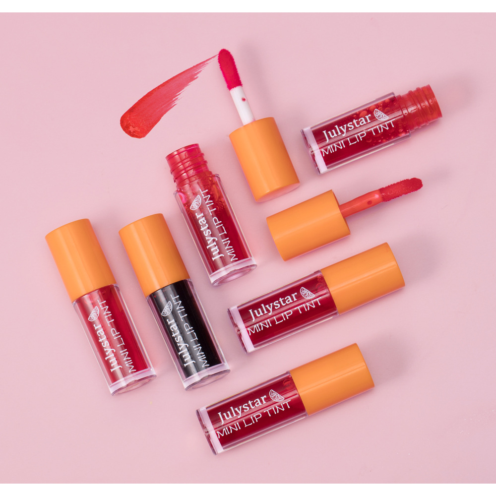 Julystar Cartoon Pattern Duck Lipstick Water Dye Lip Gloss 6-piece Set Lip Gloss undefined