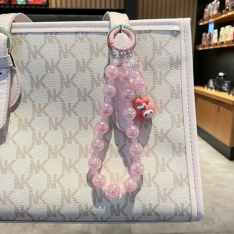Colgante creativo lindos anillos de cadenas de caja de teléfono móvil accesorios de viento de niña insdiy cuentas de brazalete colgante de llaves