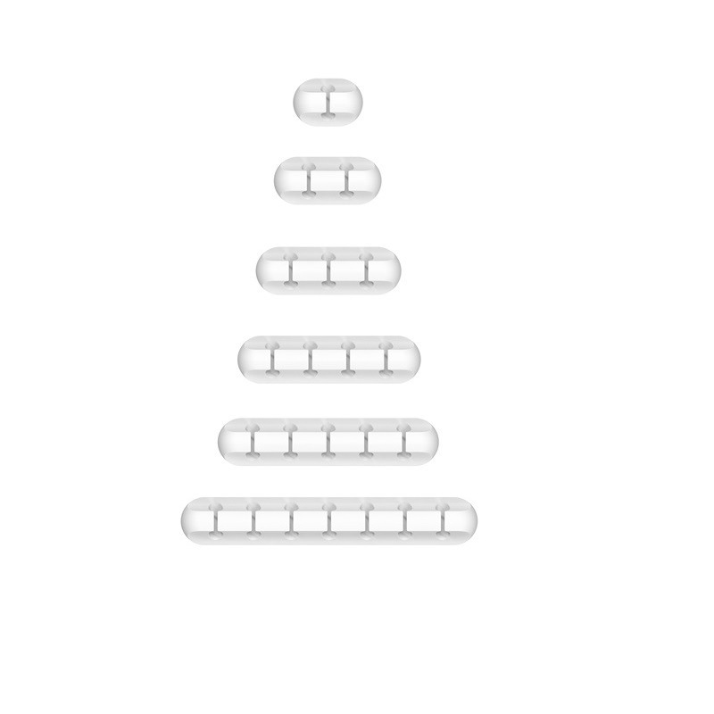 Amazon Venta caliente alambre almacenamiento Cable de silicona organizador cable de datos cubierta protectora velcro soporte de cable de nylon