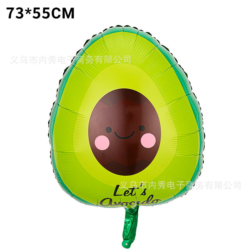 Verduras y frutas en forma Globos de película de aluminio Brócoli Fresa Zanahoria Tomates Tema de frutas y verduras Globos decorativos