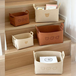 Felt dormitory Dormitory Beds Small Architecture Desktop Storage Box Snack Basketball Merit Net Red Folding Folding Flat Faculty Cabinet