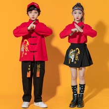 儿童古装汉服中国风唐装演出服男女童朗诵书童服中小学生班服套装
