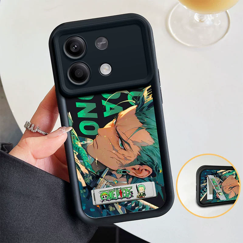 Подходящая для Xiaomi pocoX6 Redmi 12 всесезонная чехол для мобильного телефона черный Гоку аниме Ника Лифи 9A