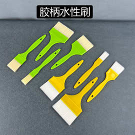 烧烤刷子油刷乳胶漆刷烙饼专用塑料柄烘焙食品级绿色把小毛刷软毛