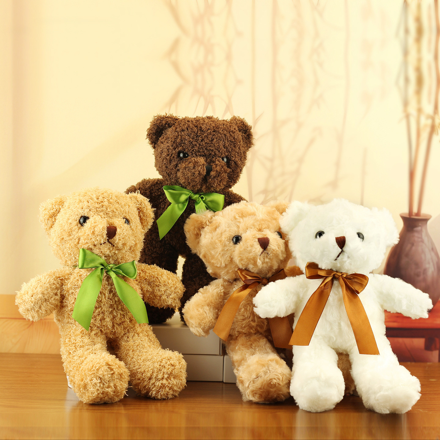 Red bufandas osos de peluche muñecas osos de peluche muñecas de peluche algas marinas eventos de cumpleaños regalos pequeños