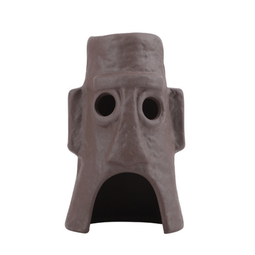 Directly supplied from the factory, fish tank landscaping, aquarium decoration, purple sand fish and shrimp special-shaped avoidance house pot, breeding pottery pot ornaments