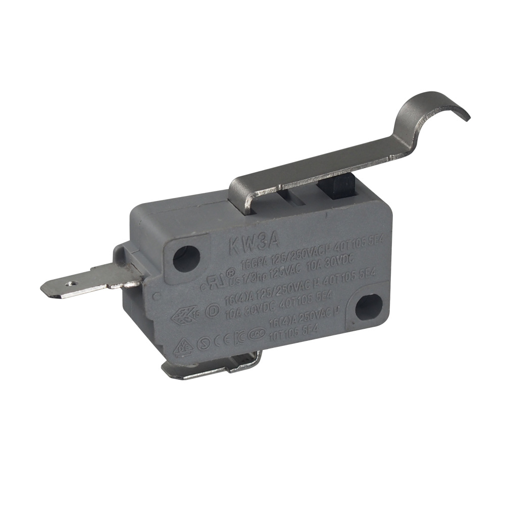 供应微动开关KW3A系列 多种电流多动臂可选择 电器微动开关