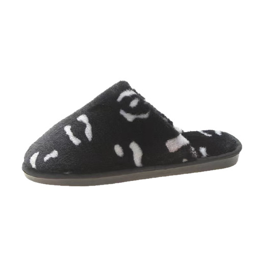 Bestselling Autumn/Winter Home Slipper with Hooded Cotton, Korean Style Leopard Print, Warm and Fashionable Plush Soft Sole Cotton Slippers for Couples
