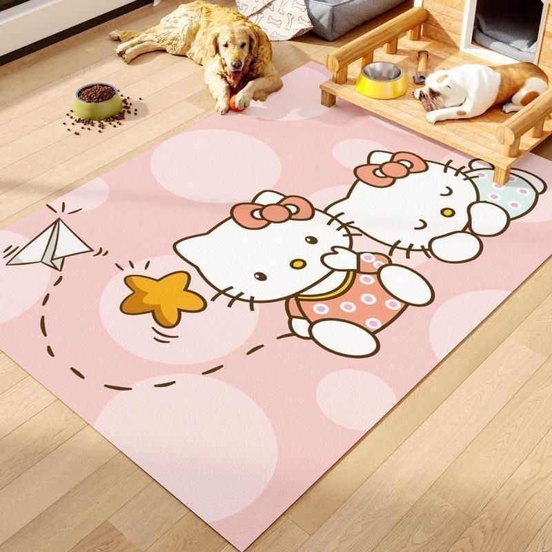New pet feeding mat made of waterproof leather, urine-resistant and dirt-proof carpet, special non-slip floor mat for dogs and cats