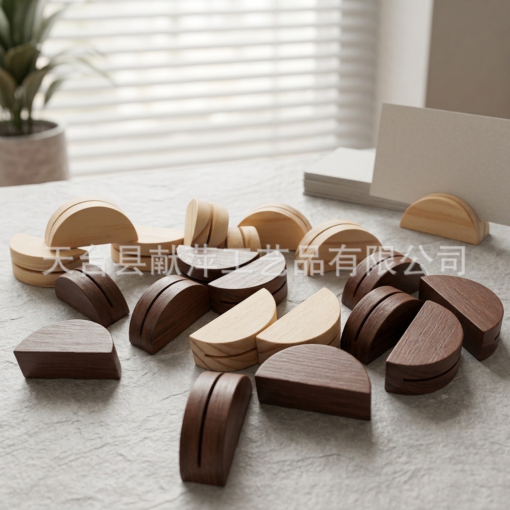 wooden postcard