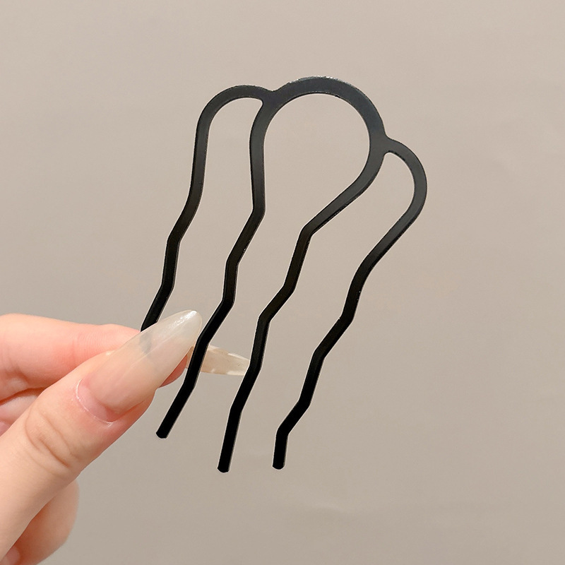 Antiguo estilo u flange pearl clip de cabello de mujer paso a paso mariposa clip de cabello de alta sensación cheongsam adorno de cabello artefacto de cabello