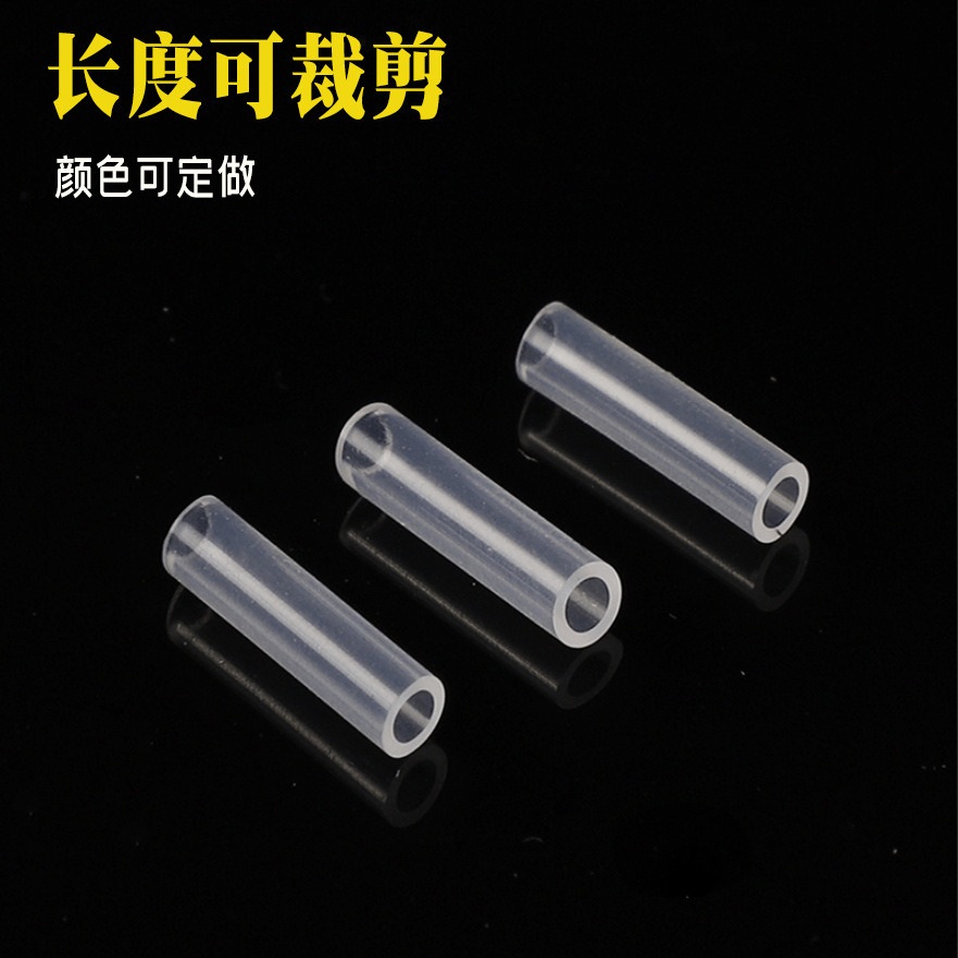厂家批发定制硅胶软管无味透明耐高温软吸管长度可裁剪高透明密封