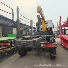 出口二手简翻豪沃自卸车 6轮单桥拖车底盘货物运输自卸卡车工程车