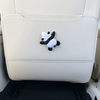 Great Wall Ora 5 car seat – Chair back anti-kick pad - papa-panda-oula-5-rear-seat-anti-kick-pad-1-piece-dawn-white