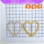 不规则记号织带合金日字扣
