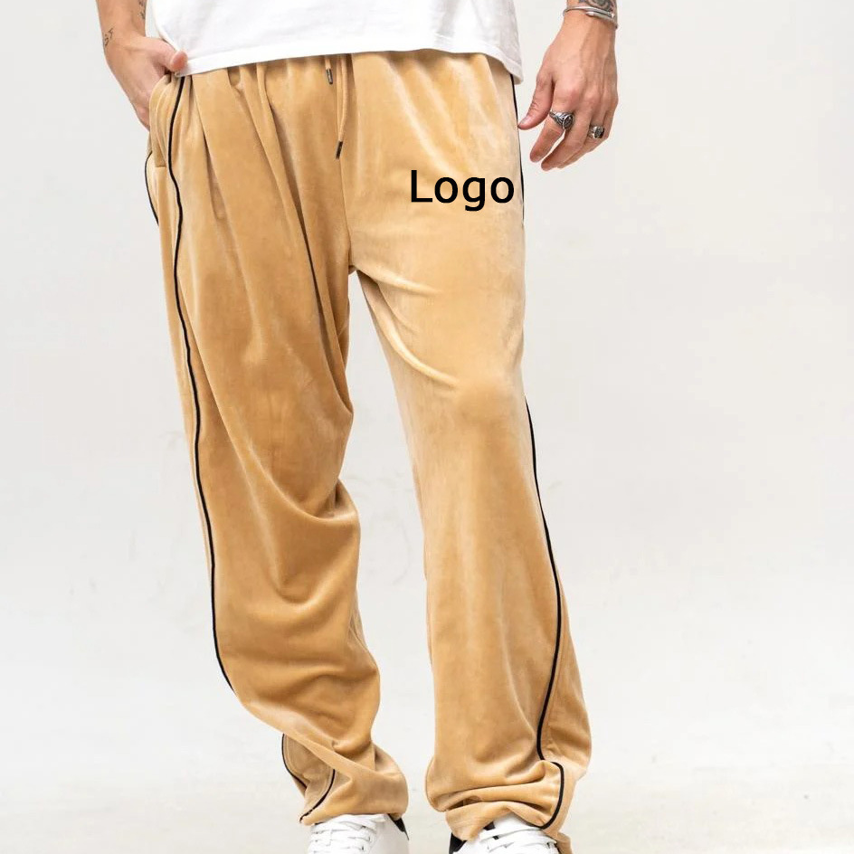 Men's Casual Pants for Export, Loose Fashion Sports Sweatpants, Trendy Versatile Long Pants, Manufacturer Supports Customization