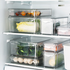 冷蔵庫収納ボックス 正方形 プラスチック製 積み重ね可能 鮮度保持ボックス キッチン整理 冷蔵ボックス 和風収納