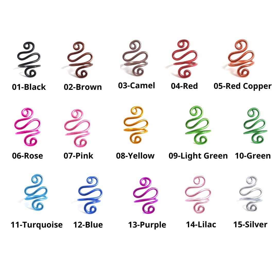 Amazon estilo caliente crochet para dedos venta caliente unisex anillo para dedos retorcido herramienta de tejido en forma de serpiente ganchillo hecho a mano