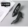 Black 5 cm fine heel