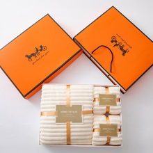 ✅珊瑚绒浴巾三件套礼盒装婚庆团购商务公司回礼礼品毛巾伴手礼套