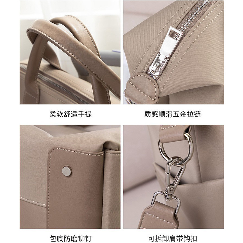 Bolso de tela Oxford para viajes de negocios y viajes de cercanías Bolso de mano de gran capacidad impermeable de ocio Bolso de hombro ligero para el trabajo