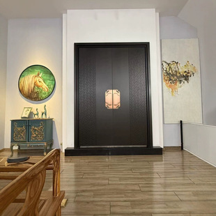 Chinese-Style Entrance Door - Luxury Mansion Door - Cast Aluminum Armored Door - Security Door - Anti-Theft Soundproof Door - Fireproof and Anti-Theft Door