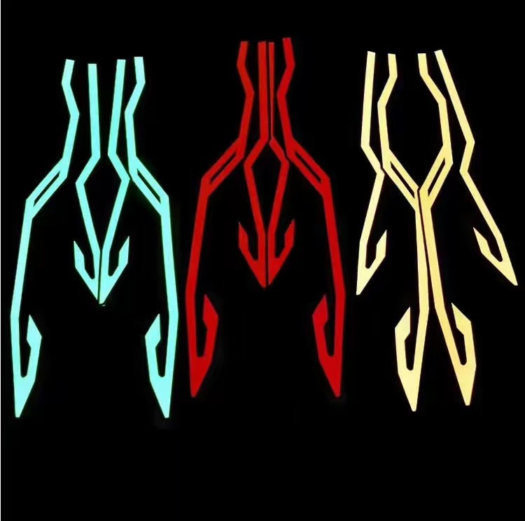 LED Helmet Light Strip EL Cold Light Strip Luminous Helmet Modified Motorcycle Night Light Strip