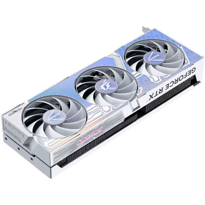 Видеокарта Colorful iGame GeForce RTX 4060 Ti Ultra Z OC 8GB с задним экранирующим креплением