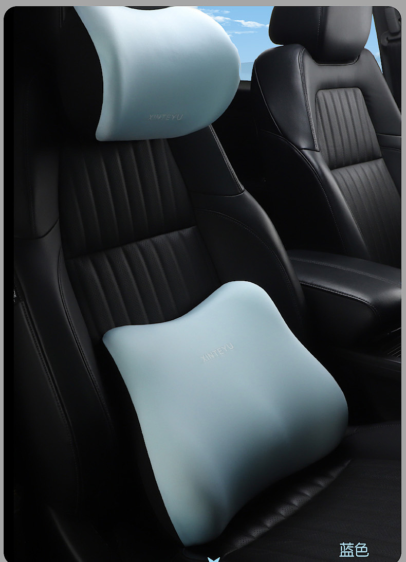Car Lumbar Support Car Driving Headrest Seat Backrest Car Cushion Driving Lumbar Support Waist Support Pillow Lumbar Support