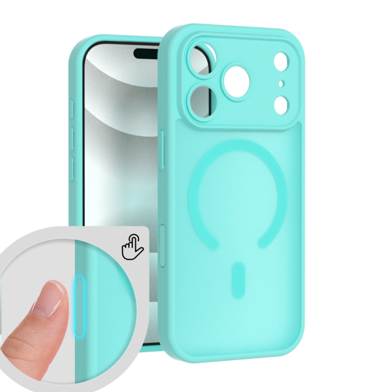ai拍照按键适用苹果17promax肤感磁吸壳精孔2.0iphone16手机套|undefined
