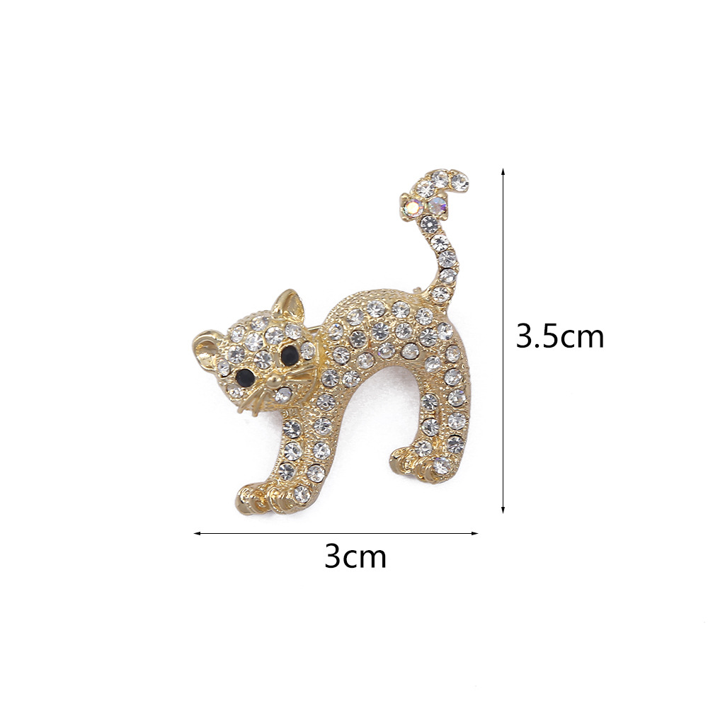 Retro Style Retro Pin Animal Cat Alloy Unisex Brooches