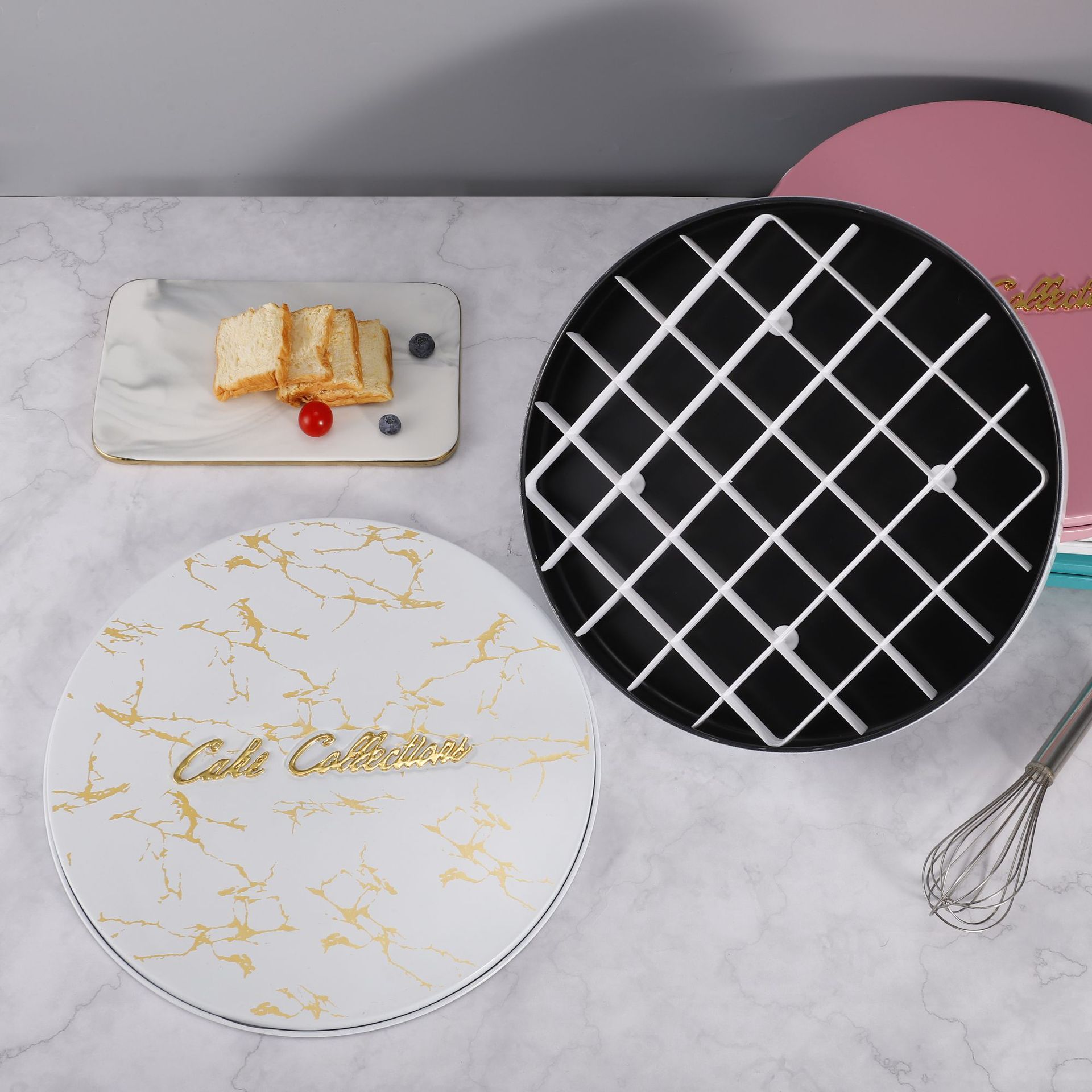 Snack Color Box Stainless Steel Metal Pudding Box with Cutting Mold Packaging Gift Box Gift Party Decor Box