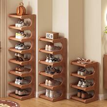鞋架竖立式多层入户门口简易小型窄小收纳架家用落地置物架省空间
