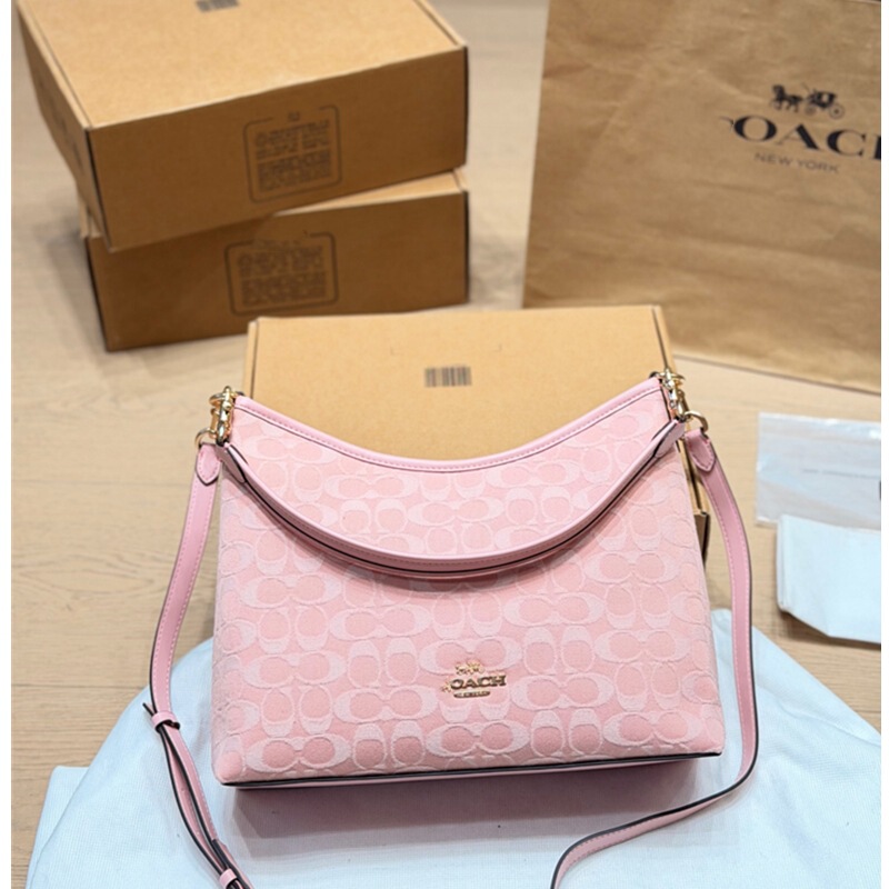 26 New Models of Laurel Denim Hobo Underarm Bags, Classic Monogram Large Capacity Shoulder Tote Bags