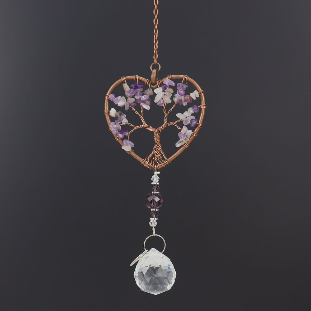 Agate Material Heart Shape Pattern Handmade Design Casual Style Natural Crushed Stone Love Crystal Decoration Pendant Gift