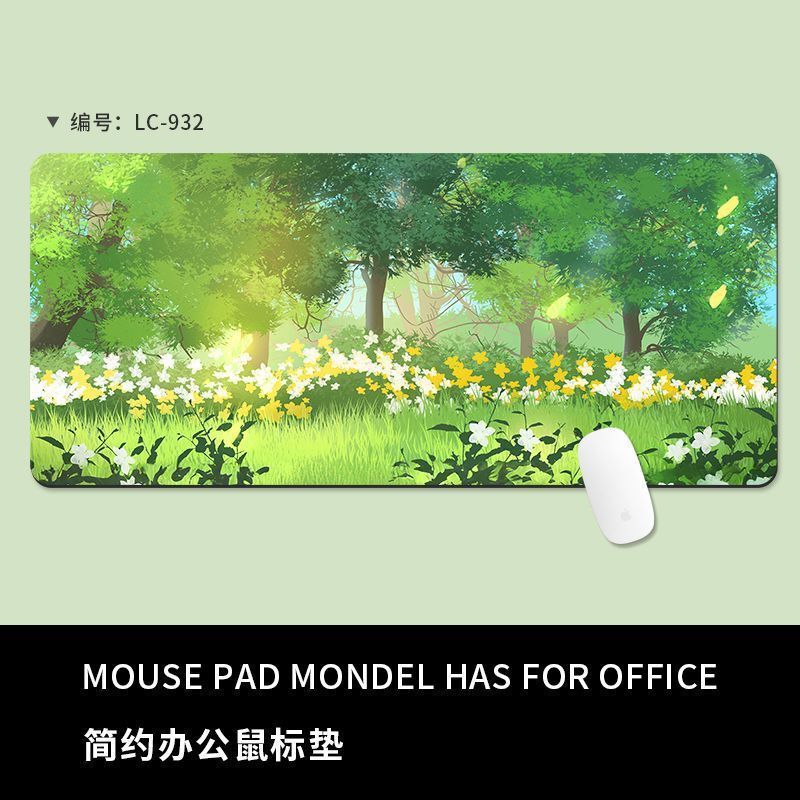 事務用クッション学習デスクトップパッドパソコンキーボードデスクトップパッド風景イラストマウスパッドデスクトップパッド|undefined