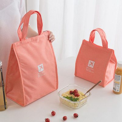 Portable small bag Simplicity All-match fashion Ice pack waterproof heat preservation Banding Bag Lunch Bags Bento bag