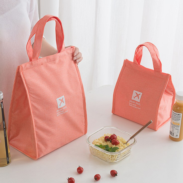 Portable small bag Simplicity All-match fashion Ice pack waterproof heat preservation Banding Bag Lunch Bags Bento bag