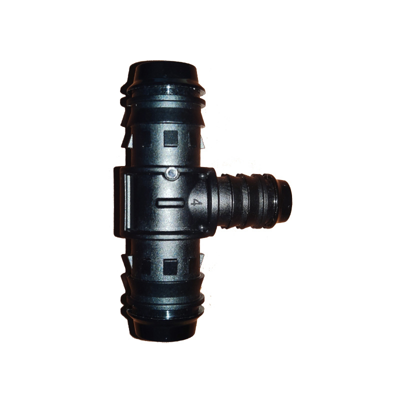 Automobile fuel pipe quick connector Plastic quick connector Diameter T-type tee connector ID13ID18 nylon pipe 3